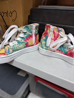 Летние ботинки - кеды для девочки