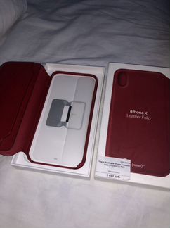 Чехол Apple iPhone X Leather Folio