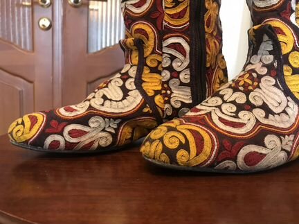 Яркие женские сапожки в стиле Кантри, размер 37