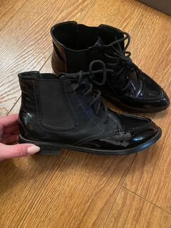 Ботинки лаковые, корейский бренд