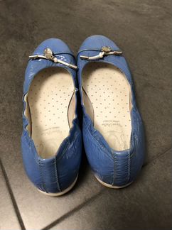 Балетки голубые 36 размер