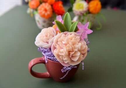 Букеты из мыла ручной работы