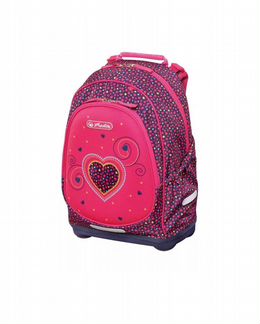Новый рюкзак Herlitz Bliss Pink Hearts